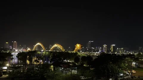 Panoramic Tropical Bay View with Lush Green Hills Stock Footage 314459010