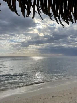 Panoramic Tropical Beach Foto stock