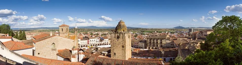 Panoramic of Trujillo Foto stock