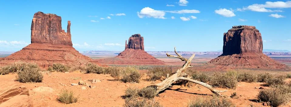 Panoramic valley Stock Photos