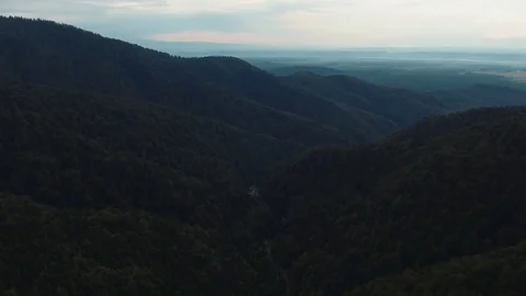 Panoramic video of the mountains Stock Footage 76353570