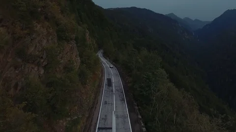 Panoramic video of the mountains Stock Footage 76353606