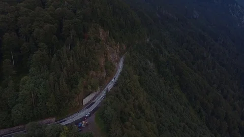 Panoramic video of the mountains Stock Footage 76353615