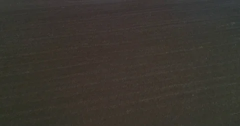 Panoramic View From Above On Meadows And Fields, European Nature Field Stock Footage 83065891