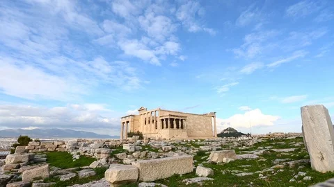 Panoramic view of Acropolis, Athens, Greece Stock-Footage 119135786