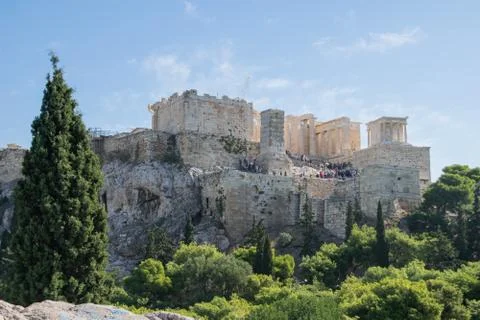 Panoramic view of acropolis Stock-Fotos