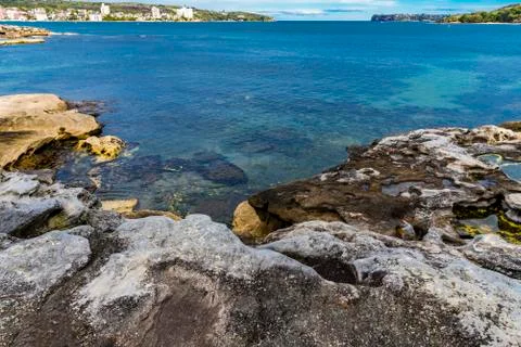 Panoramic view across North Harbour, Sydney, Australia. Stock Photos
