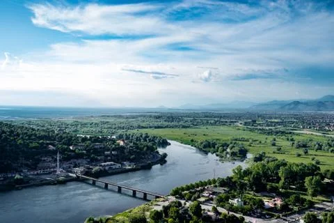 Panoramic view at Albanian Stock Photos