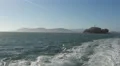 Panoramic view of Alcatraz Island and Golden Gate Bridge, San Francisco 4k or 4k+ Resolution