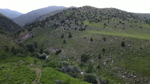 Panoramic view of the alpan mountains Video stock 196882900