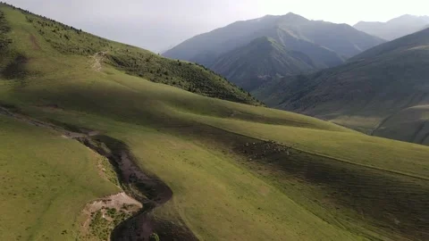 Panoramic view of the alpan mountains Video stock 201128767