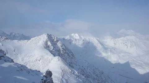 Panoramic view of Alps Stock-Footage 73746928