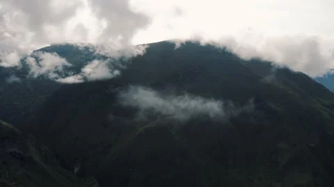 Panoramic view of Andes mountains in Peru Stock Footage 197122091