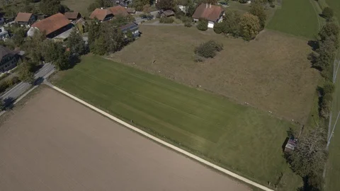Panoramic view Of the architecture Old Typical village in Bern, Switzerland. Stock Footage 121012096