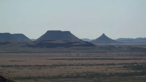 Panoramic view of the australian outback Stock Footage 74823873