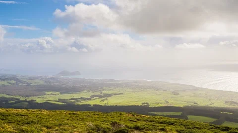 Panoramic View on Azores Stock Footage 103694907
