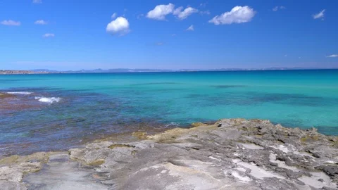 Panoramic view of Balearic Stock Footage 111268215