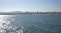 Panoramic view of Barcelona from the bay 4k or 4k+ Resolution