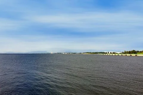 Panoramic view of the bay Foto stock