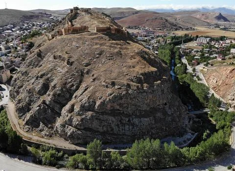 A panoramic view of Bayburt Stock Photos