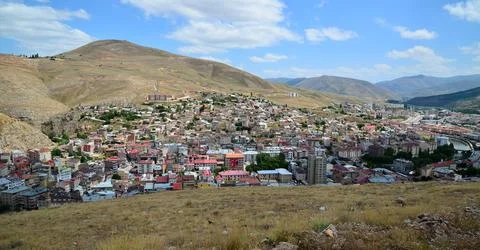 A panoramic view of Bayburt Stock Photos