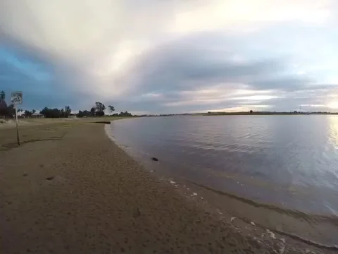 Panoramic view of beach Stock Footage 45342332