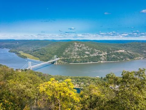Panoramic view from Bear Mountain Stock Photos