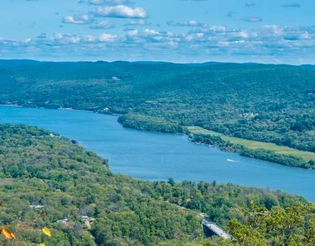 Panoramic view from Bear Mountain Stock Photos