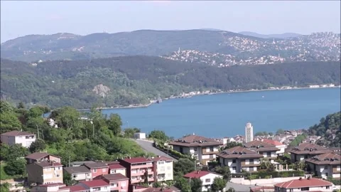 Panoramic view of beautiful sea Stock Footage 196020182