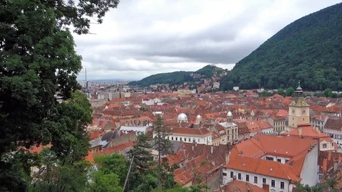 Panoramic View of Beautiful Town Stock Footage 118669852