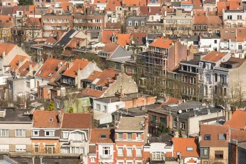  A panoramic view of Brussels Stock Photos