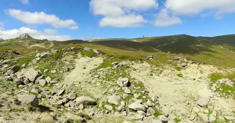 Panoramic view At Bucegi ,Romania Video stock 67395266