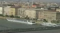 Panoramic view of Budapest and the Danube river, Budapest, Hungary HD Footage