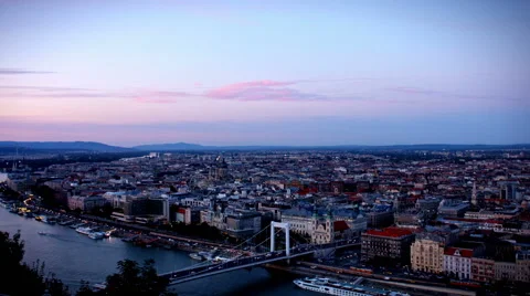Panoramic view of Budapest 動画素材 58580444