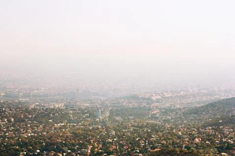 Panoramic view of Budapest, Hungary Stock Photos