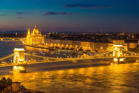 Panoramic view of Budapest Stock-Fotos