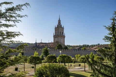 Panoramic view from Burgo de Osma, Soria Stock Photos