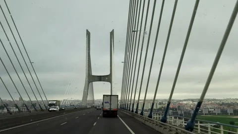 Panoramic view of Cabo da Roca Monument Video stock 307209956