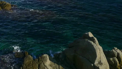 Panoramic view of "CALELLA DE PALAFRUGELL".Hyper lapse. Stock Footage 123074954