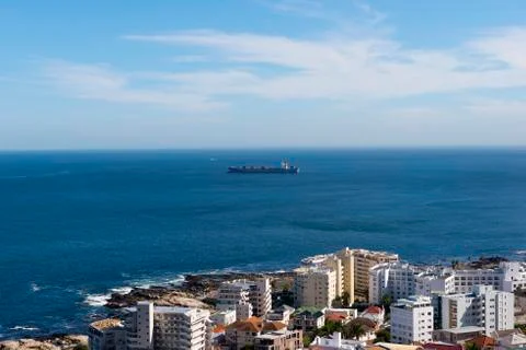 Panoramic view of Cape Tow Stock Photos