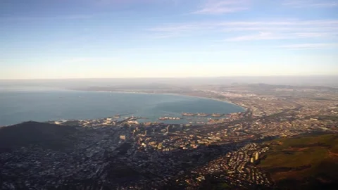 Panoramic View of Cape Town Stock Footage 303310690