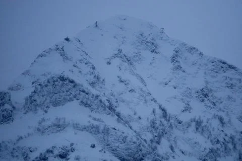 Panoramic view of the Caucasus mountain range. Adler district of Sochi, Russia. Foto stock