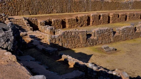 Panoramic view of the citadel of Chinchero Stock Footage 119949225