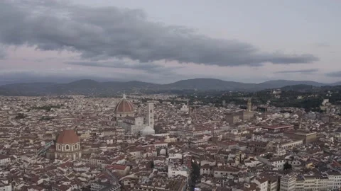 Panoramic view of city from Michelangelo Square, Video stock 233241306