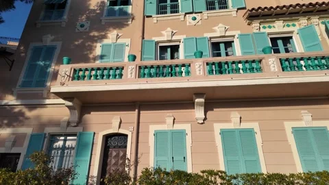 Panoramic view of city of Monte Carlo, Monaco Видео 330767068