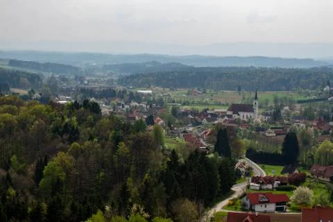 Panoramic view of the city Stock Photos