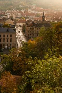 Panoramic view of the city Stock Photos