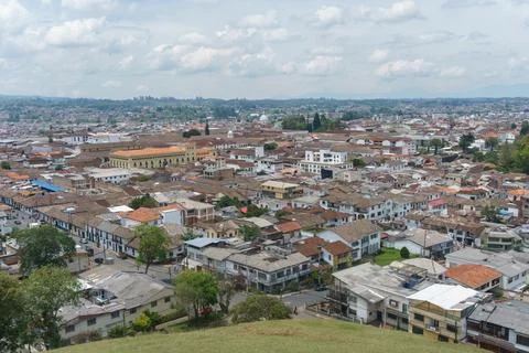 Panoramic view of the city Stock Photos