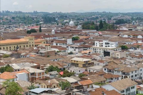Panoramic view of the city Stock Photos