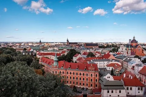 A panoramic view of the city Foto stock